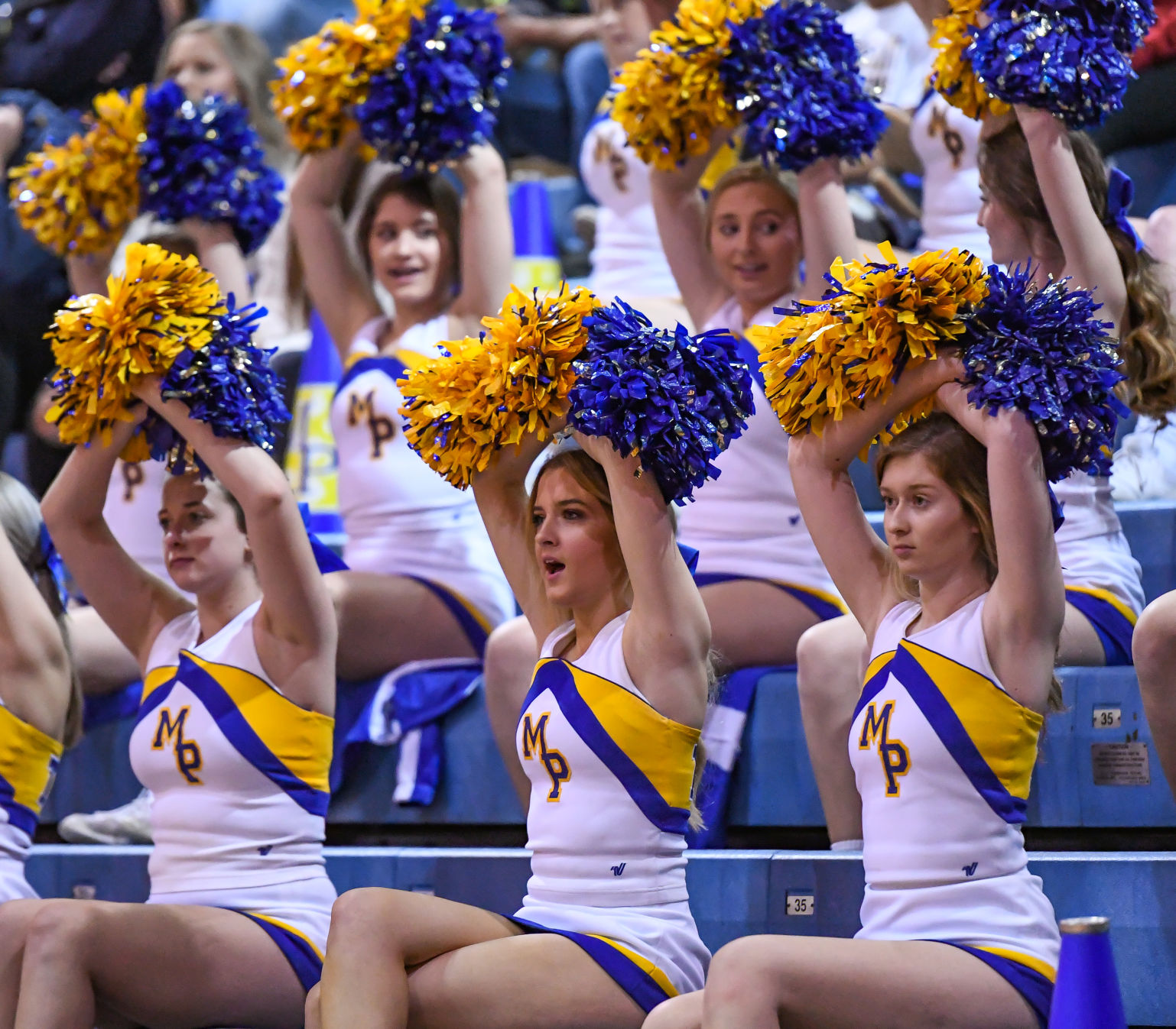 Friday night high school basketball action